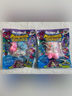 New! Orb Mocheez Treatz Taba Squishy Teddy Bear and Paw Print Squishies